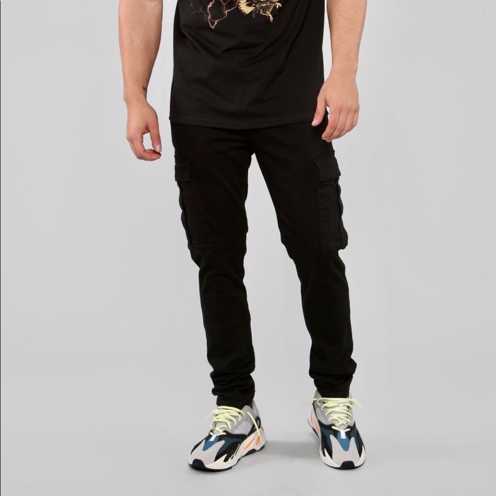 Kyle Cargo Pant - Black